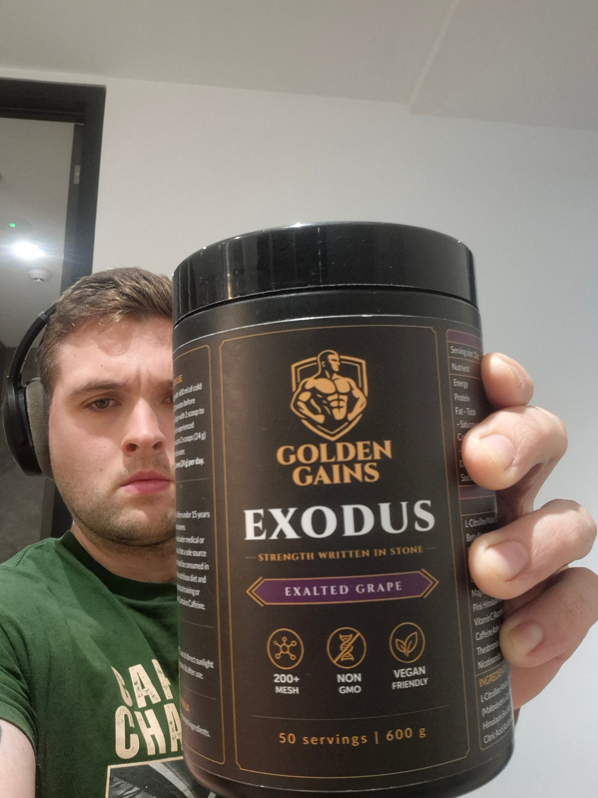 EXODUS Pre-Workout | Daily Driver Formula | 600g